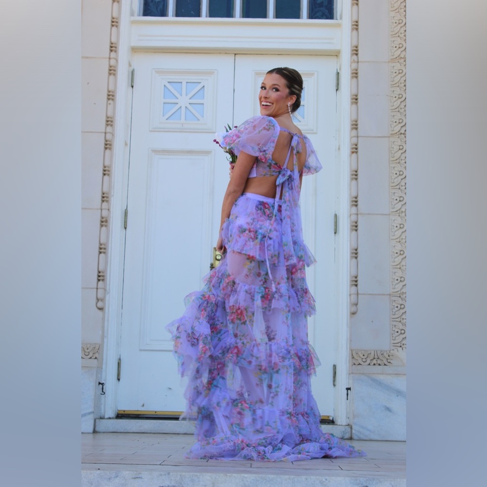 Floral Prom dress (Sherri hill copy)